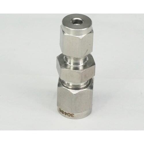 Fit Tube O/D 4mm To 6mm Reducer 304 Stainless Steel Sleeve Ferrule Pneumatic Connector Adapter