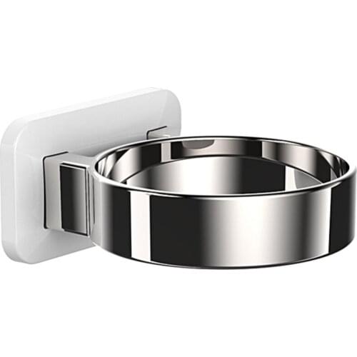 Multifunction Stainless Steel Wall Mount Bracket Bathroom Rack Punch Free Stand Hair Dryer Holder Washroom Accessories