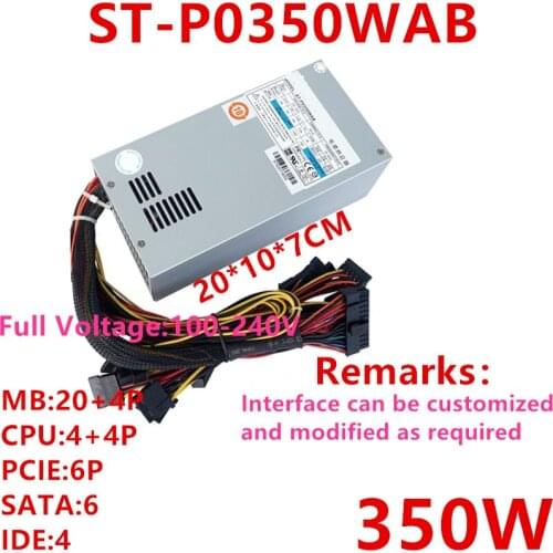 New PSU For Seventeam 2U 350W Power Supply ST-P0350WAB