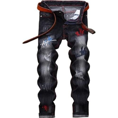 Skinny Jeans Men 2020 Stretch Pants Streetwear Mens Denim Jeans