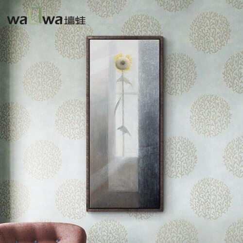 The Guo Renkuan wall frog Songzhuang Art Cafe entrance mural paintings painting frame painting the living room decorative painti