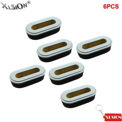 XLSION 6Pcs Air Filter For Subaru 20A-32636-00 EX13 EX17 EX21 Ariens 20020002 21551200 Fits Wacker WM130 and WM170 0156759