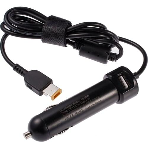 20V 4.5A Car Adapter DC Charger For Lenovo E531 S3 S5 X1 Carbon YOGA 13 Flex14 15 Helix IdeaPad Chromebook