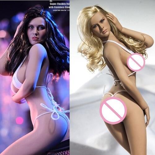 1/6 PLLB2014-S09/PLLB2014-S06 Sexy Full Female Suntun Super-flexible Girl Head Body Bikini Accessory Model for Fans Gifts