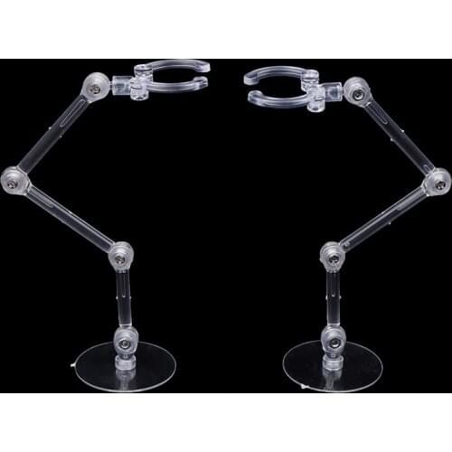 2 Sets Doll Stands Figure Display Bracket Action Base For 1/144 SHF Saint Sic Robot Model Effect Stage Act Suit Hot Sale