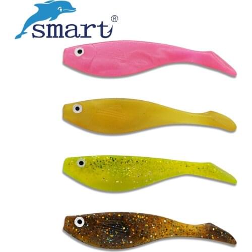 Smart 6Pcs Soft Baits 7.1g/10cm 8g/10.5cm Silicone Soft Lure for Carp Fishing Saltwater Isca Artificial Wobblers Pesca Leurre