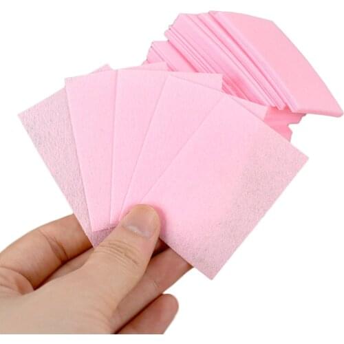70/500pcs Lint-Free Napkins Manicure Remove Nails Varnish Cotton Pads Nail Art Tools Lint free Nail Gel Polish Removal Wraps
