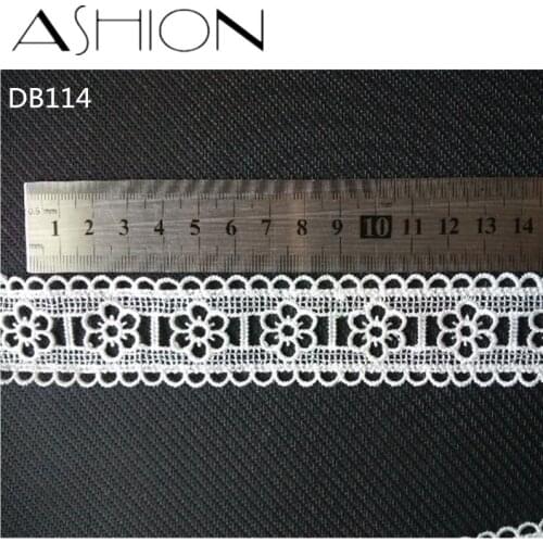 8 yards 35MM white Embroidered Lace Fabric DIY skirt hem Dance costumes Garment Accessories lace trim Sewing Craft LP-DB114