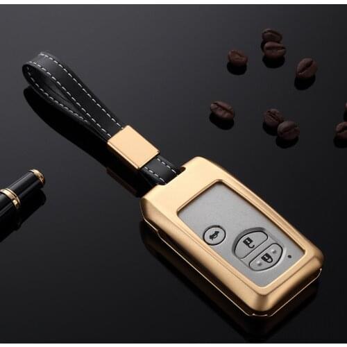 Aluminum Alloy Car Key Case Cover Accessories Protection For Toyota 2010 Prado 11 Old CROWN 12 Camry 09 Highlander