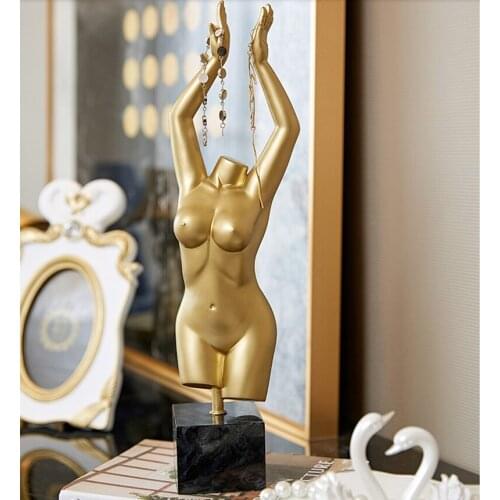 European Resin Decoration Bedroom Dressing Table Decorations Human Body Jewelry Frame Home Photo Frame Decoration Wedding Gift