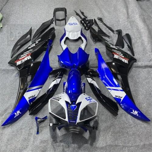 R6 2006 2007 Fairing Kits For Yamaha Fairings Bodyworks YZF 06 07 Cowling Blue & Black R6 2006 2007