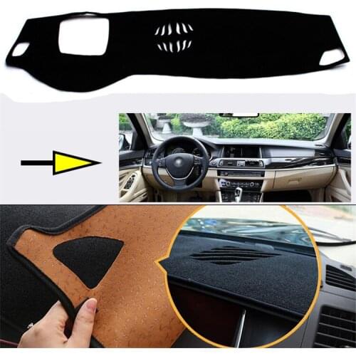 Interior Dashboard Carpet Photophobism Protective Pad Mat For BMW 5 Series 2014-2015
