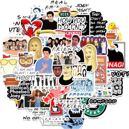 10/30/50pcs/Set Funny TV Show Meme Stickers For Luggage Gift Box Notebook Helmet Decal Computer Refrigerator Skateboard Trunk