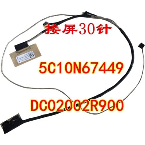 Connectors LCD Video Cable For LENOVO IDEAPAD Yoga 520 14 IKB 14IKB FLEX5 flex 5 1470 LVD Screen 5C10N67449 DC02002R900 30 PIN
