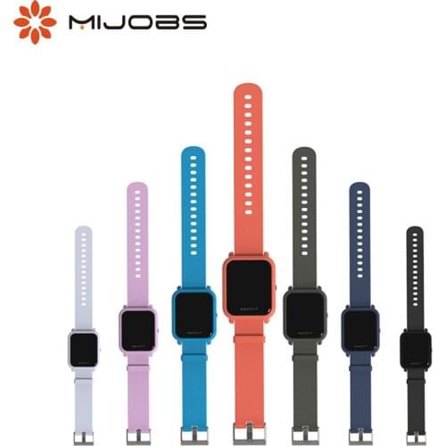 For Amazfit GTS Strap Bracelet for Amazfit Bip Silicone Wrist Straps for Huami Amazfit GTS/Bip/GTR 42mm Smart Wristbands 20mm