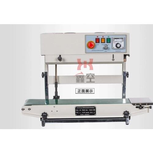 FR-770LW vertical automatic continuous sealing machine, automatic liquid sealing machine aluminum foil bag, plastic film sealing