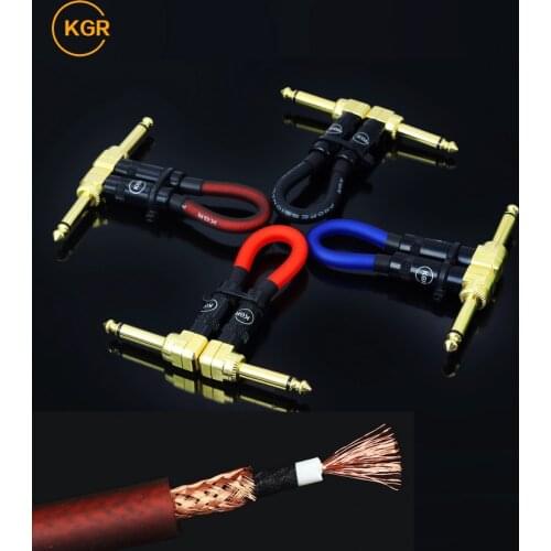 KGR High-quality Guitar Effect cable guitar cable line bass line instrument cable line Copper ofc