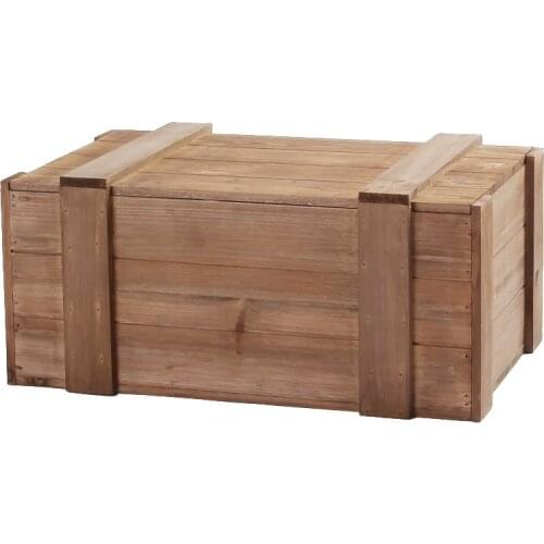 Chinese Creative Vintage Ornament Large Wooden Box Decoration Props Book Solid Wood Storage Box with Cover Wooden Box Available