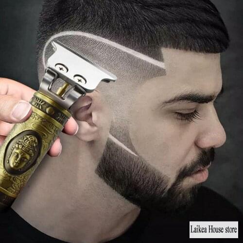 Oil head Clipper Wolf Head Electric Hair Clipper Professional Men Hair Trimmer Rechargeable Machine New Barber Hair Shaving