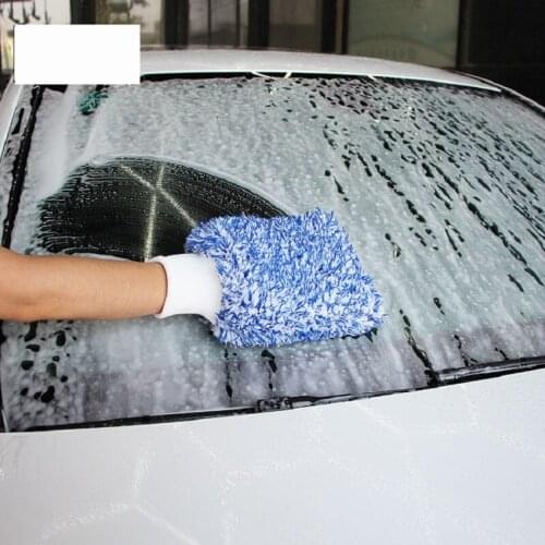 1pc Maximum Mitt High Density Auto Wash Cloth Ultra Super Absorbancy Car Sponge Plush Glove Microfiber Cleaning Towel