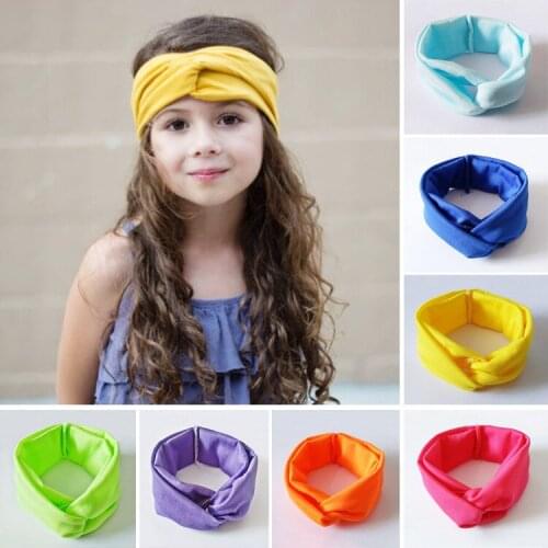 10pcs/Lot Hair accessories candy color hair band childrens cross section hit color hair band retro headband hoop