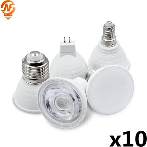 E27 LED E14 Lamp MR16 Spotlight BULB 6W Spot Light Bulb 220V 2835 SMD lampara LED gu5.3 Bombilla GU10 led Ampul Home Lighting