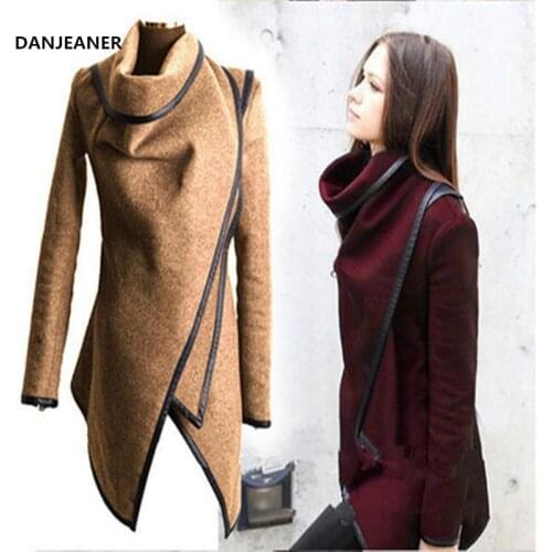 Женские шерстяные пальто DANJEANER China At AliExpress