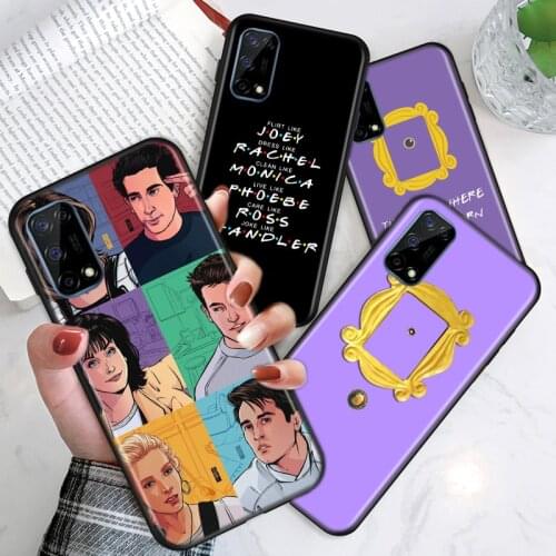 Friends TV series For Realme V15 X50 X7 X3 superzoom X2 C17 C11 C3 7i 7 6i 6S 6 5 Narzo 20 5G Pro Soft Phone Case