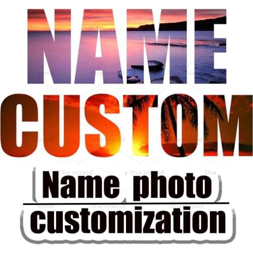 Photo Custom Full/Round 5D DIY Diamond Painting Custom Name Cross Stitch Letter Customized Diamond Embroidery Mosaic Gifts