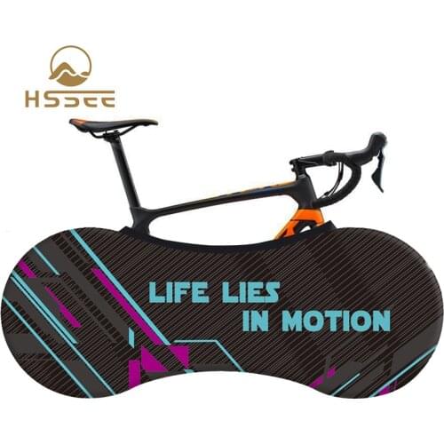 HSSEE 2020 Fashion Road Bike Dust Cover Advanced Elastic Fabric 26 "-28" Bicycle Indoor Dust Cover Genuine Bike Accessories