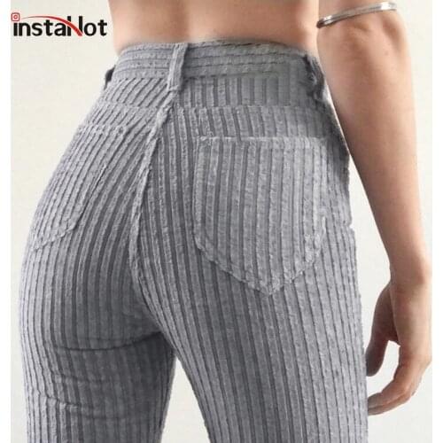 Женские вельветовые брюки InstaHot China At AliExpress