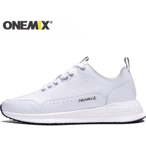 ONEMIX Women Shoes Leather Sneakers Casual Womens Spring Autumn Zapatos De Mujer Sapato Feminino Women Platform Walking Shoes