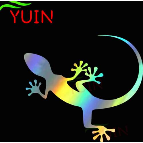 Classic Car Sticker Reptile Lizard Decals Fashion Body Window Bumper Decoration Waterproof Sunscreen Stickers Reflective Laser