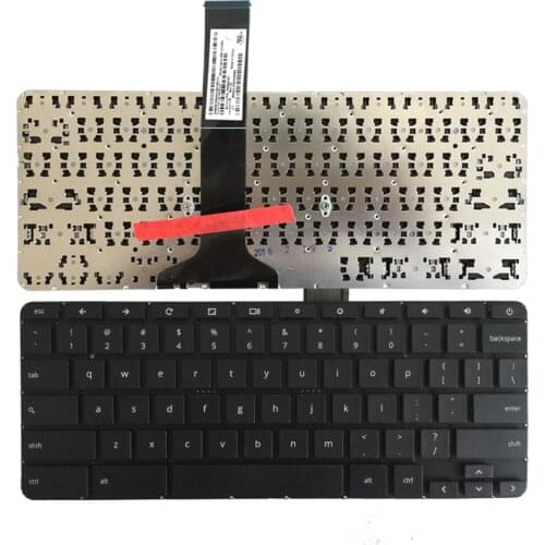New US laptop keyboard For HP Chromebook 11 G4 Chromebook 11 G4 EE english black keyboard