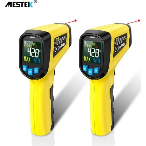 Handheld Digital Infrared Industrial Thermometer Laser Temperature Meter Gun Non-contact IR LCD Pyrometer 600 Degree