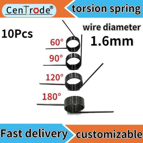 Wire diameter 1.6mm V-type spring torsion spring small torsion spring torsion spring Angle 180/120/90/60 degree
