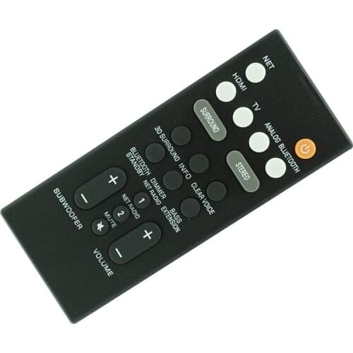 Remote Control For Yamaha ATS-1080 ATS-1060 ATS-1070 ATS-1060-R YAS-106 YAS-106BL Soundbar Sound Bar Audio Speaker System
