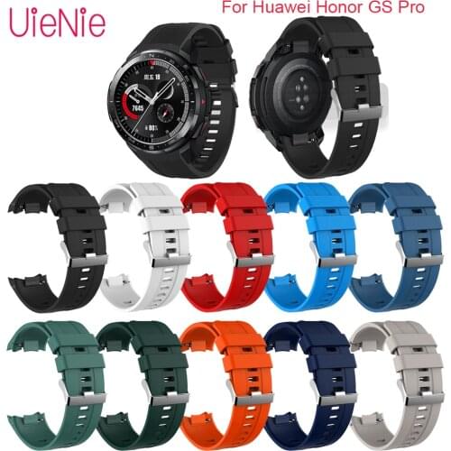 22mm High Quality Official Silicone Strap For Huawei Honor GS Pro Smart Watch Classic Fashion Wristband Bracelet Accessories