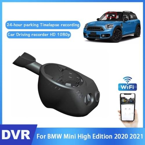 Hidden Driving Recorder Car Wifi Dvr Mini Camera For BMW Mini High Edition 2020 2021 Novatek 96672 Car Dash Cam Video Recorder