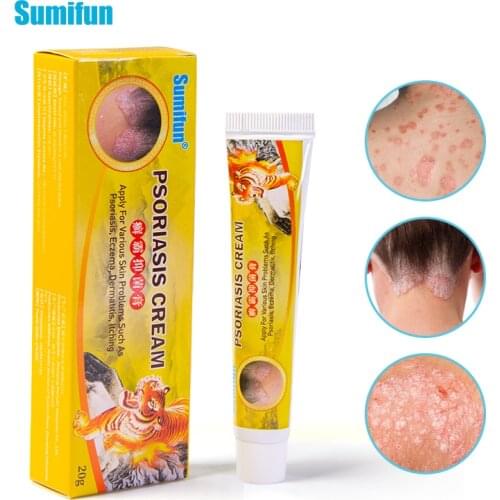 Sumifun Eczema Cream Skin Psoriasis Antipruritic Ointment Dermatitis Eczematoid Inhibit Bacteria Itch Item Care P1110