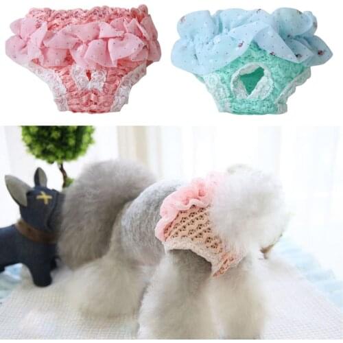 Pet Dog Diaper Physiological Pants Sanitary Washable Female Dog Panties Shorts Menstruation Underwear Briefs For Female Dog