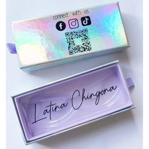 Eyelash Packaging Box 25mm Mink Lashes Package Lash Boxes Custom Logo Private Label Faux Cils Storage Cases Vendors For Business