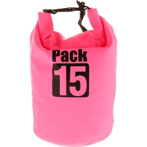 Dry Bag Waterproof 15L Floating Sack for Beach Kayaking Swimming Boating Camping Travel & Gifts