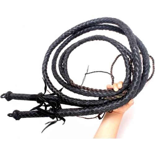 Lucamino Genuine leather Wushu Whips Fitnesee Kungfu Shaolin Whips pure leather whip kylin kamimuchi Taiji martial arts whip
