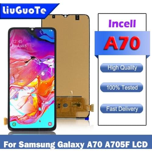 INCELL 6.7'' LCD Display For Samsung Galaxy A70 LCD A705 A705F SM-A705MN Display With Frame Touch Screen Digitizer Assembly
