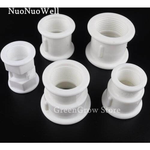 20/2pcs 1/2"~1" Female Thread Direct Connector Plastic Reducing Joint Garden Irrigation Tube Joints Kitchen Water Pipe Fittings