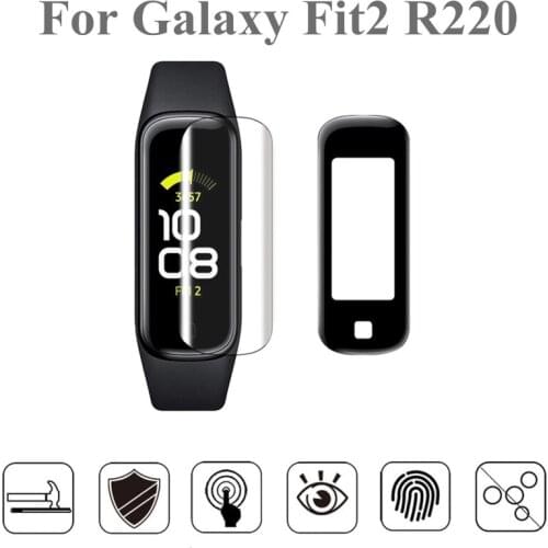 3Pcs TPU Clear OR 3D Curved Protective Film For Sam-sung -Galaxy Fit 2 SM-R220 X7JB