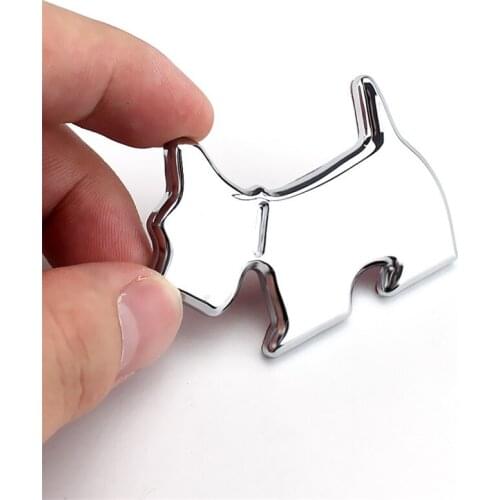 3D Metal Cute Dog Pattern Cute Car Stickers Car Whole Body Decoration Stickers Car Accessories for Lexus for KIA for Hyundai i20