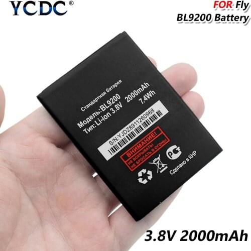 2000mAh Phone Battery BL9200 BL-9200 For FLY FS504 Cirrus 2 FS514 Cirrus 8 Replacement Smart Phone Cell Rechargeable Battery