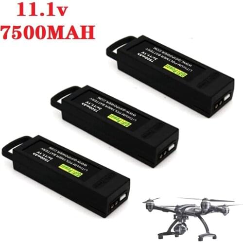 11.1V 7500mAh GiFi 3S Upgrade Flight Lipo Battery for Yuneec Q500/Q500+/Q500 4K/Q500+ PRO 4K RC Drone